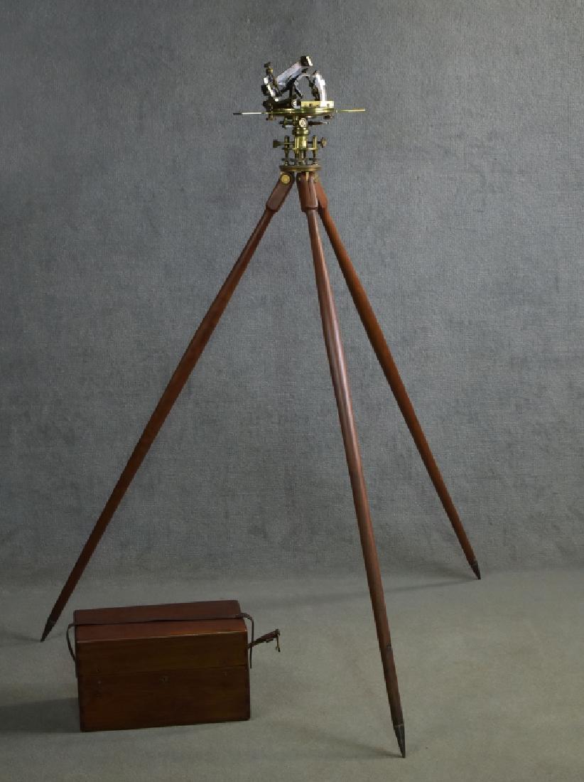 Early 20th Cent. Gurley Troy NY Surveyor's Compass (1 of 6)