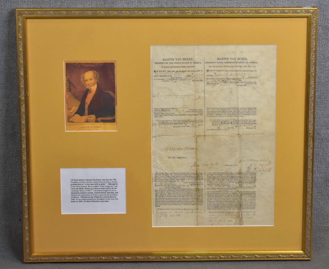 Framed Whaling Ship Passport (1 of 4)