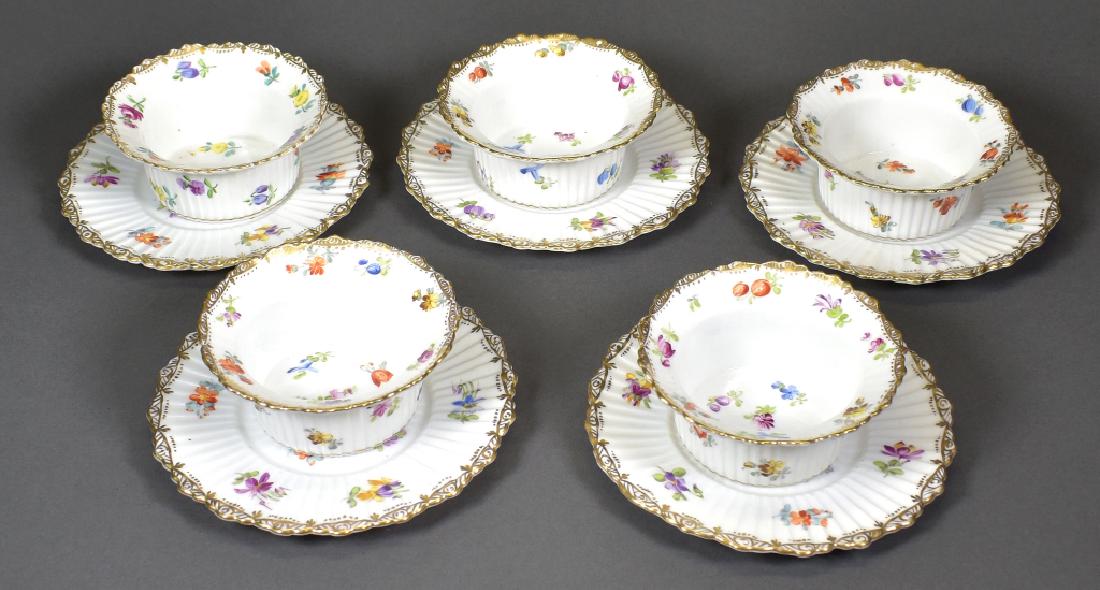 5 Dresden Ramekins and Underplates (1 of 3)