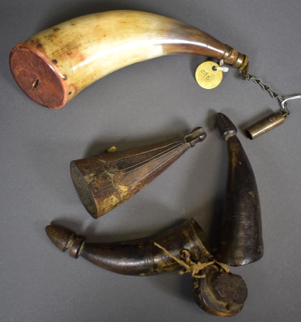 Lot of Four Vintage Horns (1 of 3)