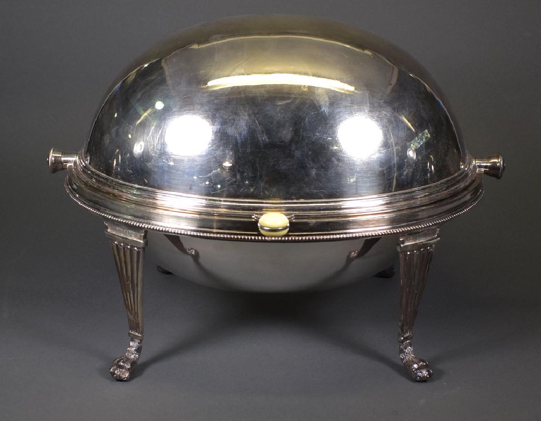 Antique Silverplate Breakfast Server (1 of 4)