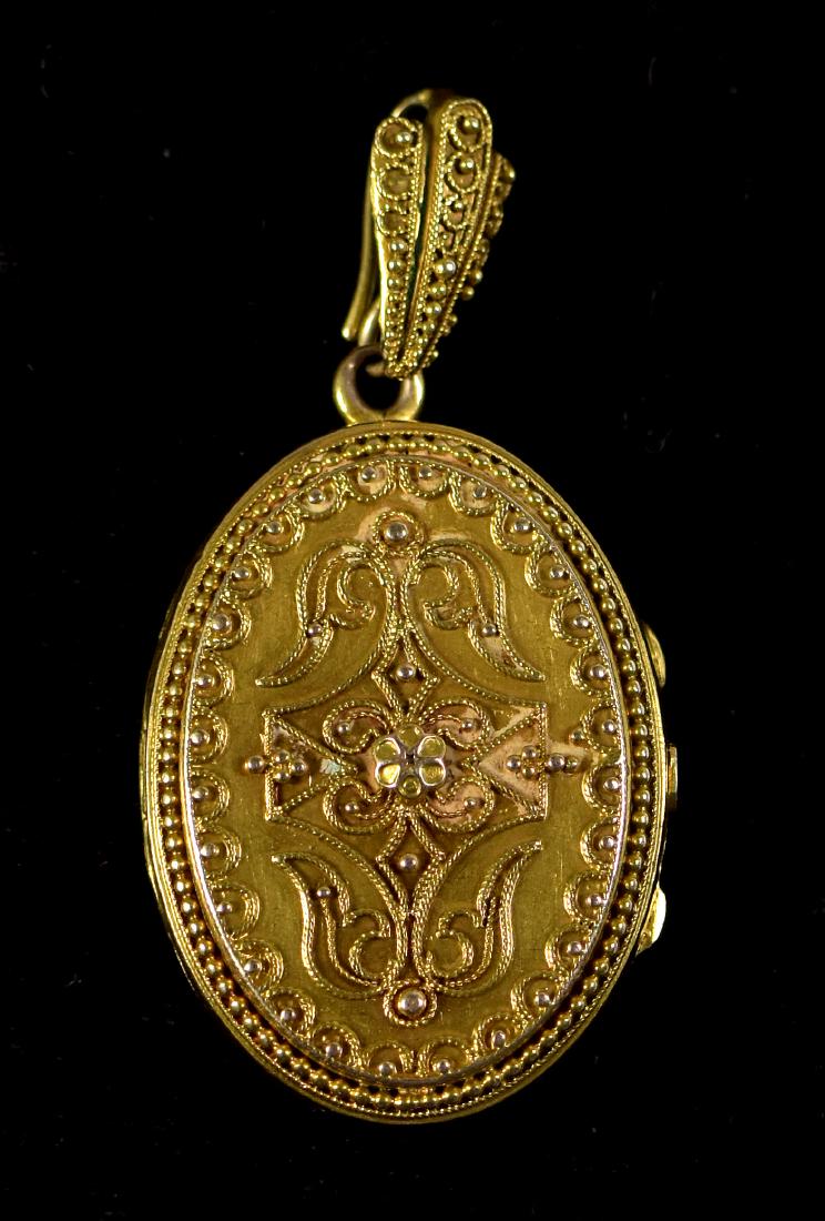 14K Victorian Locket (1 of 4)