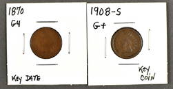 Two Key Date Indian Cents