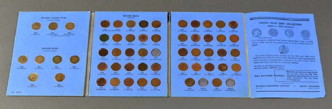 Whitman Folder w/ Almost Complete Indian Cent Set (1 of 4)