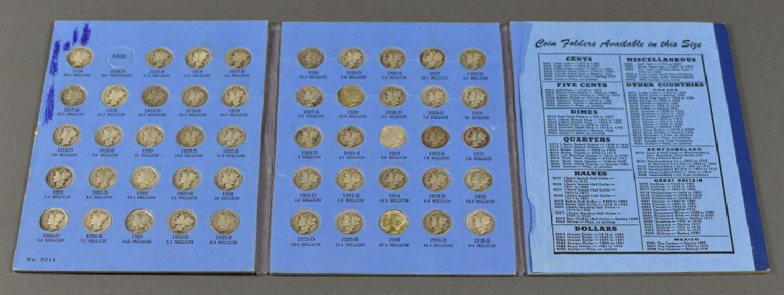 Whitman Folder w/ Mercury Dimes Set (1 of 3)