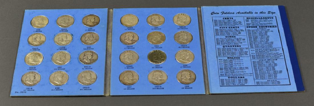 Whitman Set w/ Set Complete Franklin Half Dollars (1 of 3)