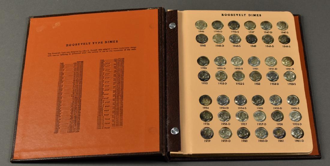 Roosevelt Dime Set in Dansco Album (1 of 3)