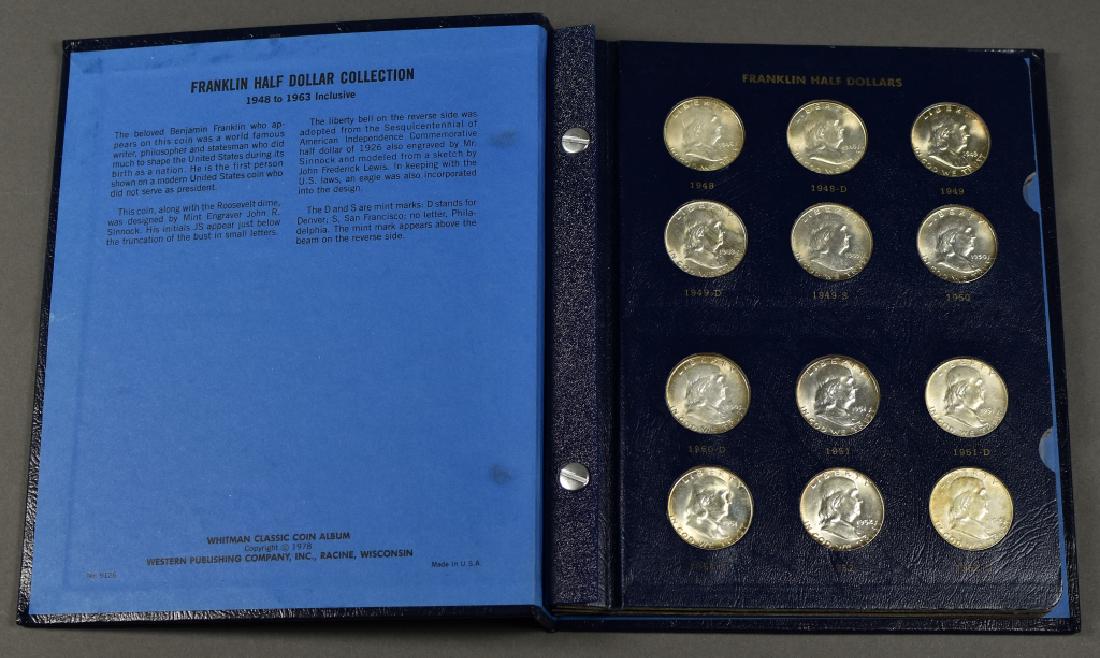 Franklin Half Dollar Collection in Whitman Album (1 of 4)