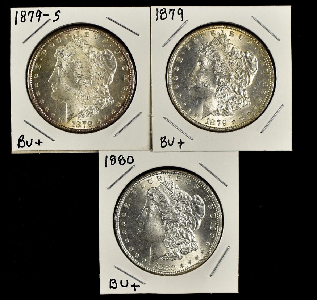 Three Morgan Dollars (1 of 2)