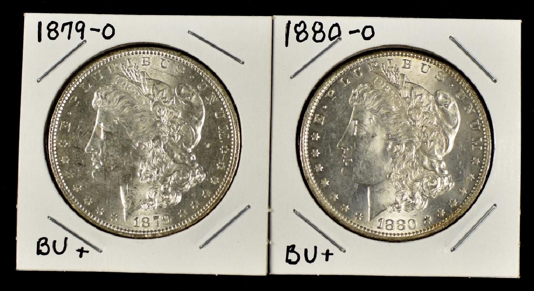 Two Morgan Dollars (1 of 2)