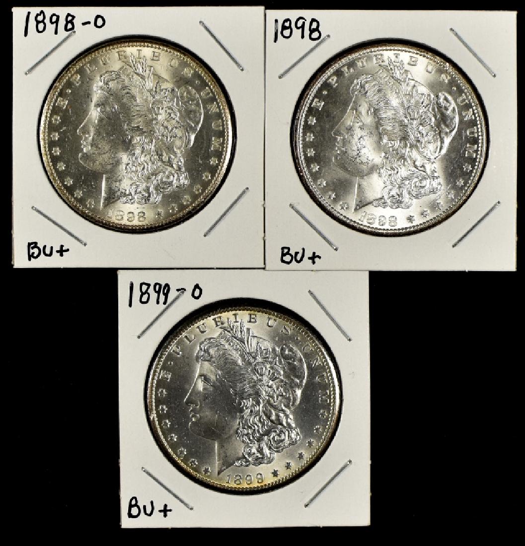 Three Morgan Dollars (1 of 2)