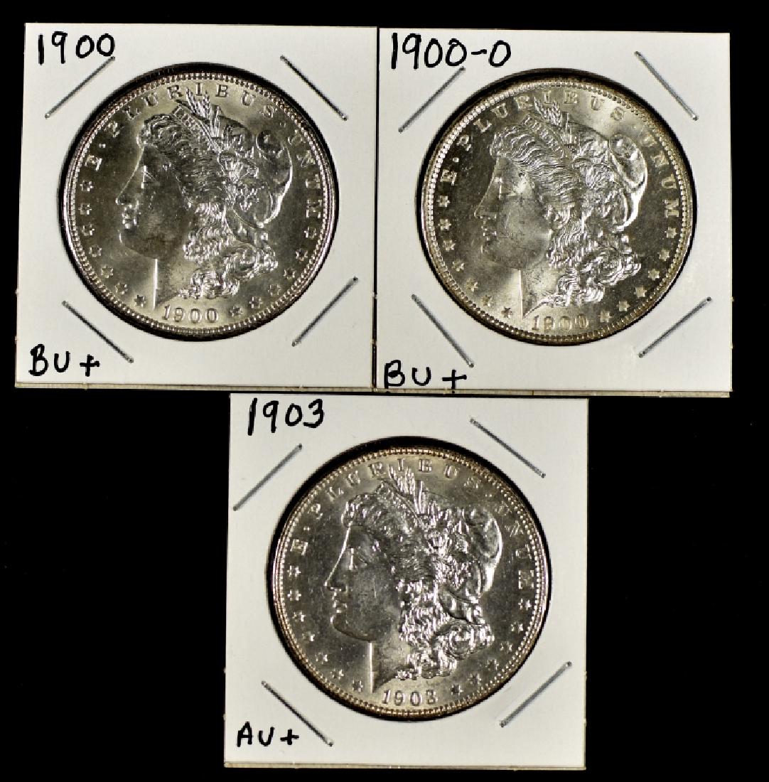Three Morgan Dollars (1 of 2)