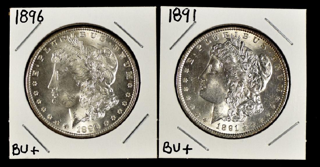 Two Morgan Dollars (1 of 2)