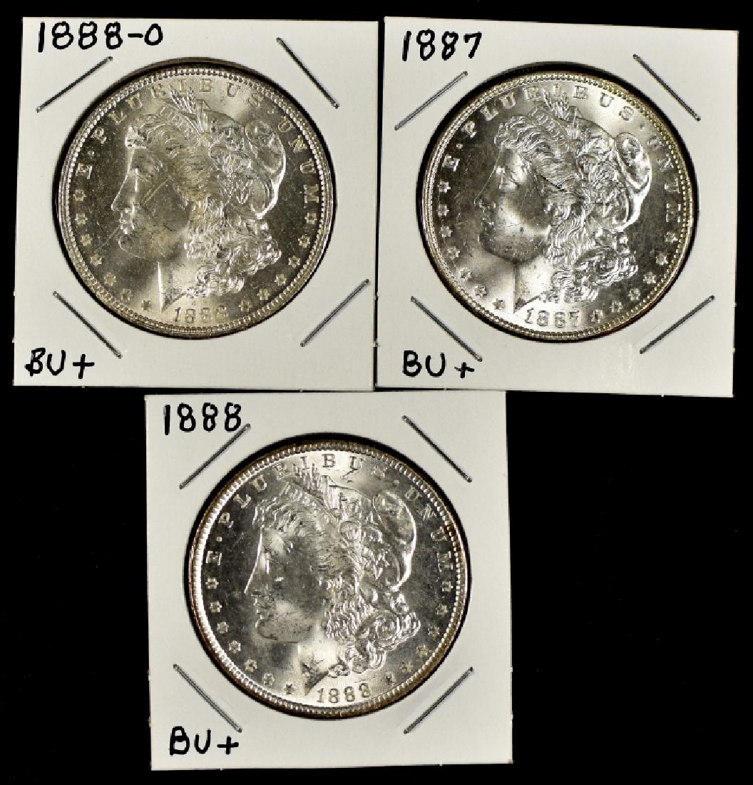 Three Morgan Dollars (1 of 2)