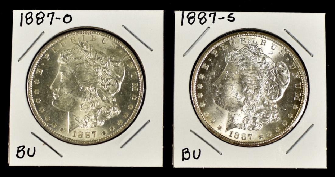 Two Better Date/Grades Morgan Dollars (1 of 2)