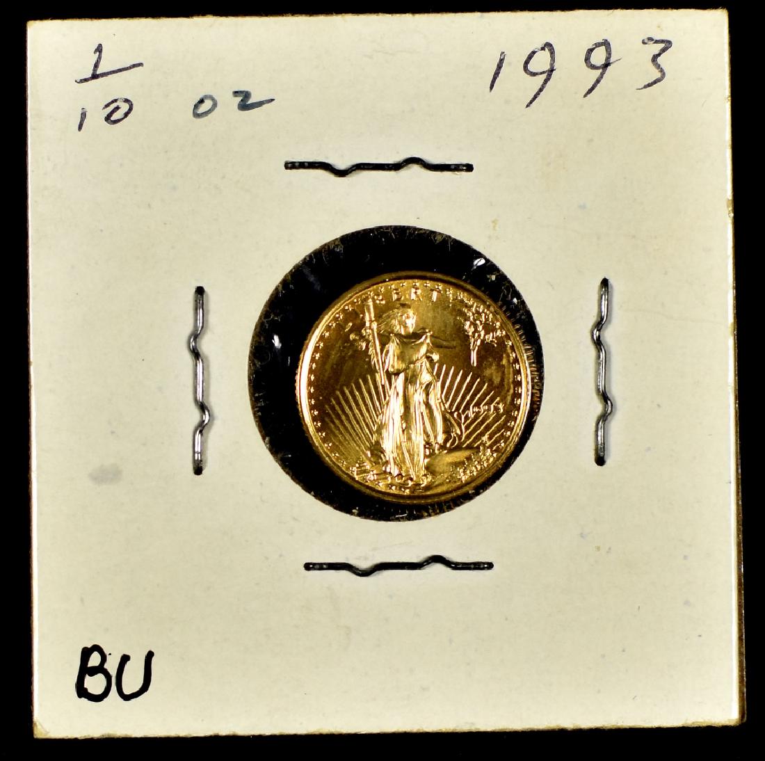 1/10 Oz. Gold Eagle Coin (1 of 2)