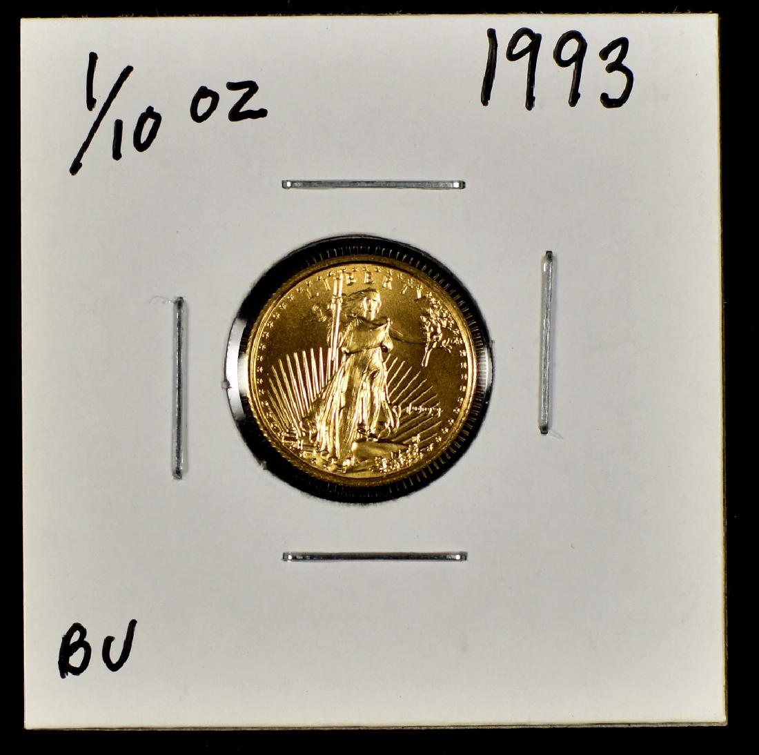 1/10 Oz. Gold Eagle Coin (1 of 2)