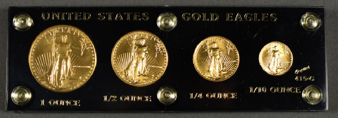 4-Coin Gold Eagle Set Dated 1988 (1 of 2)