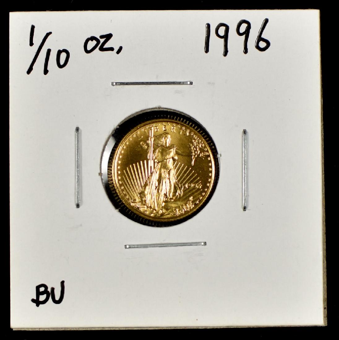 1/10 Oz. Gold Eagle Coin (1 of 2)