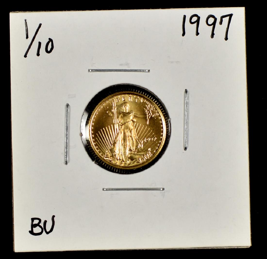 1/10 Oz. Gold Eagle Coin (1 of 2)