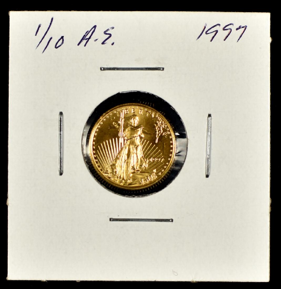 1/10 Oz. Gold Eagle Coin (1 of 2)