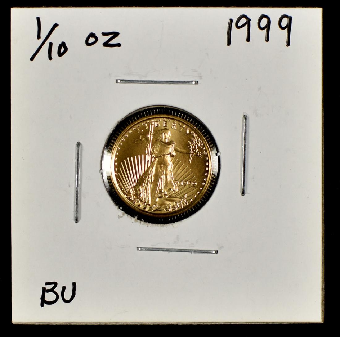 1/10 Oz. Gold Eagle Coin (1 of 2)