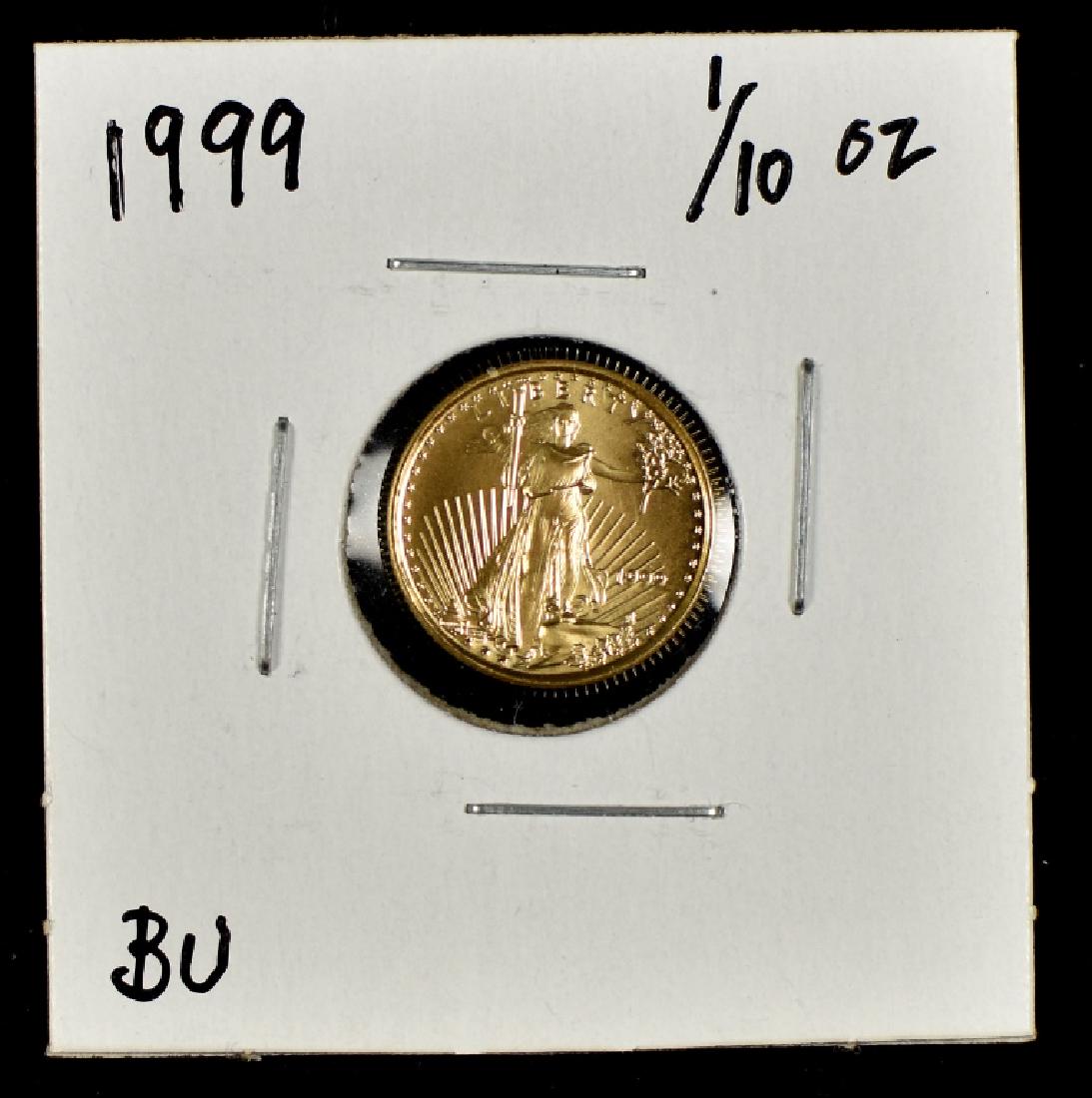 1/10 Oz. Gold Eagle Coin (1 of 2)