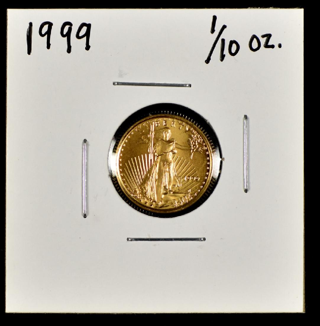 1/10 Oz. Gold Eagle Coin (1 of 2)