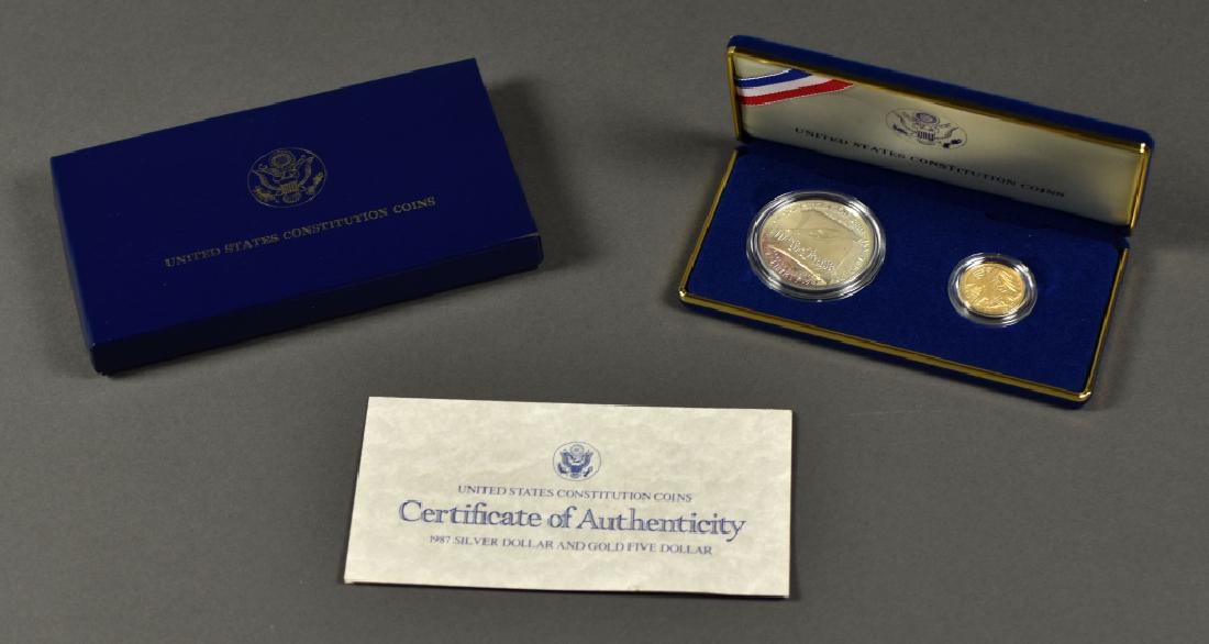 1987 Two-Coin Commemorative Set (1 of 3)