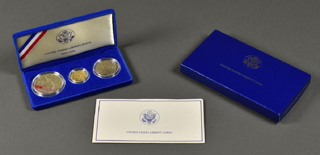 Three Coin Liberty Set in Proof Grades (1 of 3)