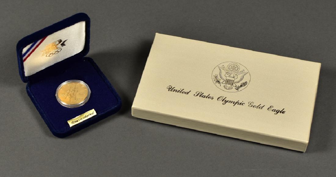 1984-W Olympic $10 Gold Eagle, Uncirculated (1 of 3)