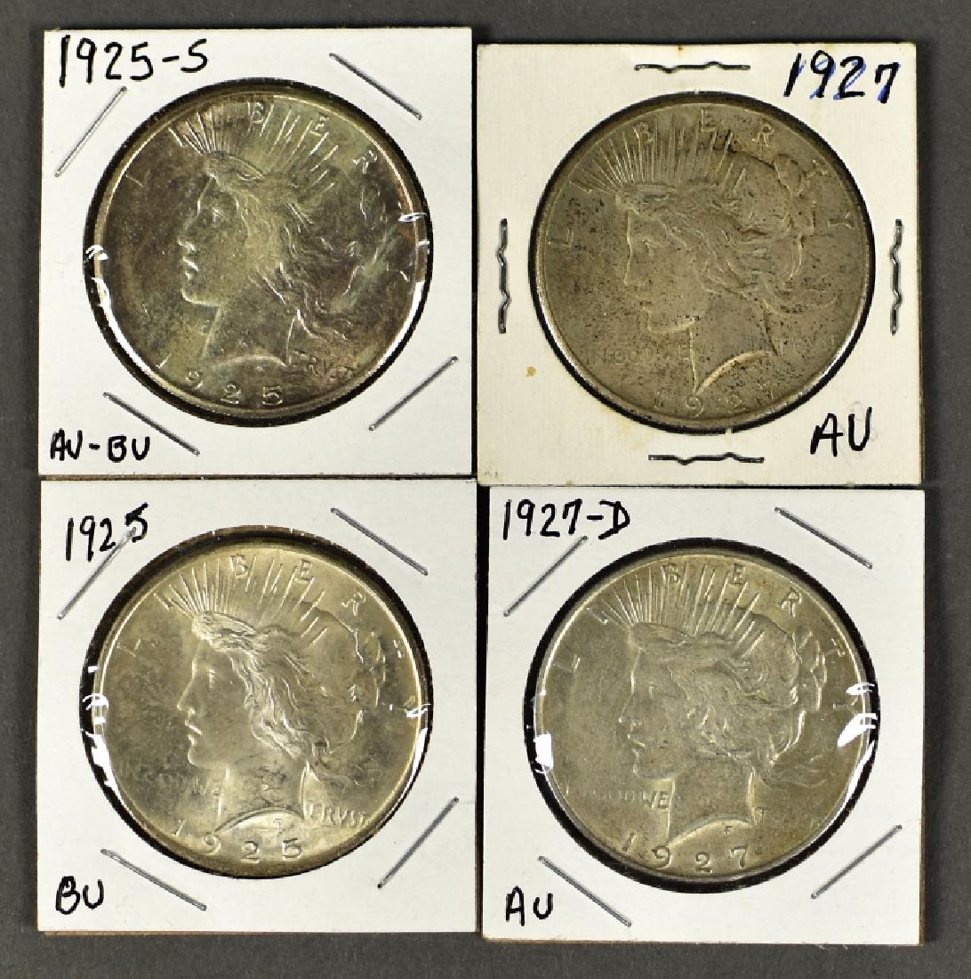Four Peace Dollars (1 of 4)
