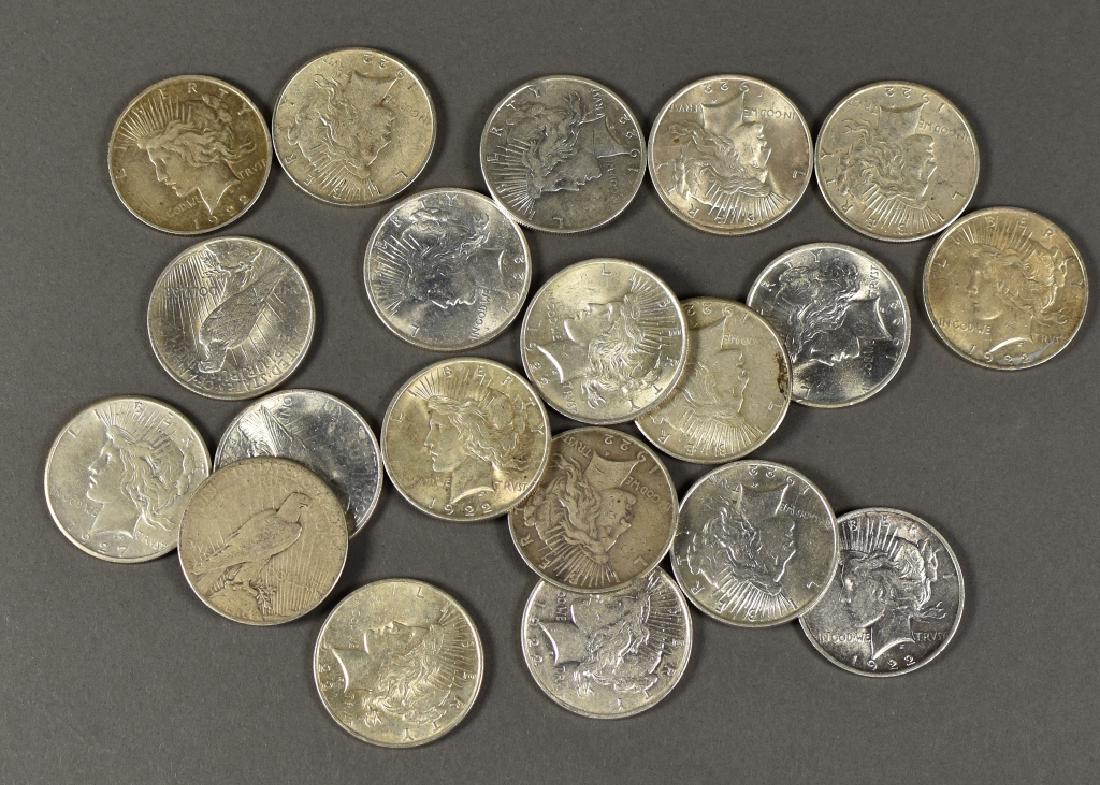 Roll (20 Coins) of Peace Dollars (1 of 3)
