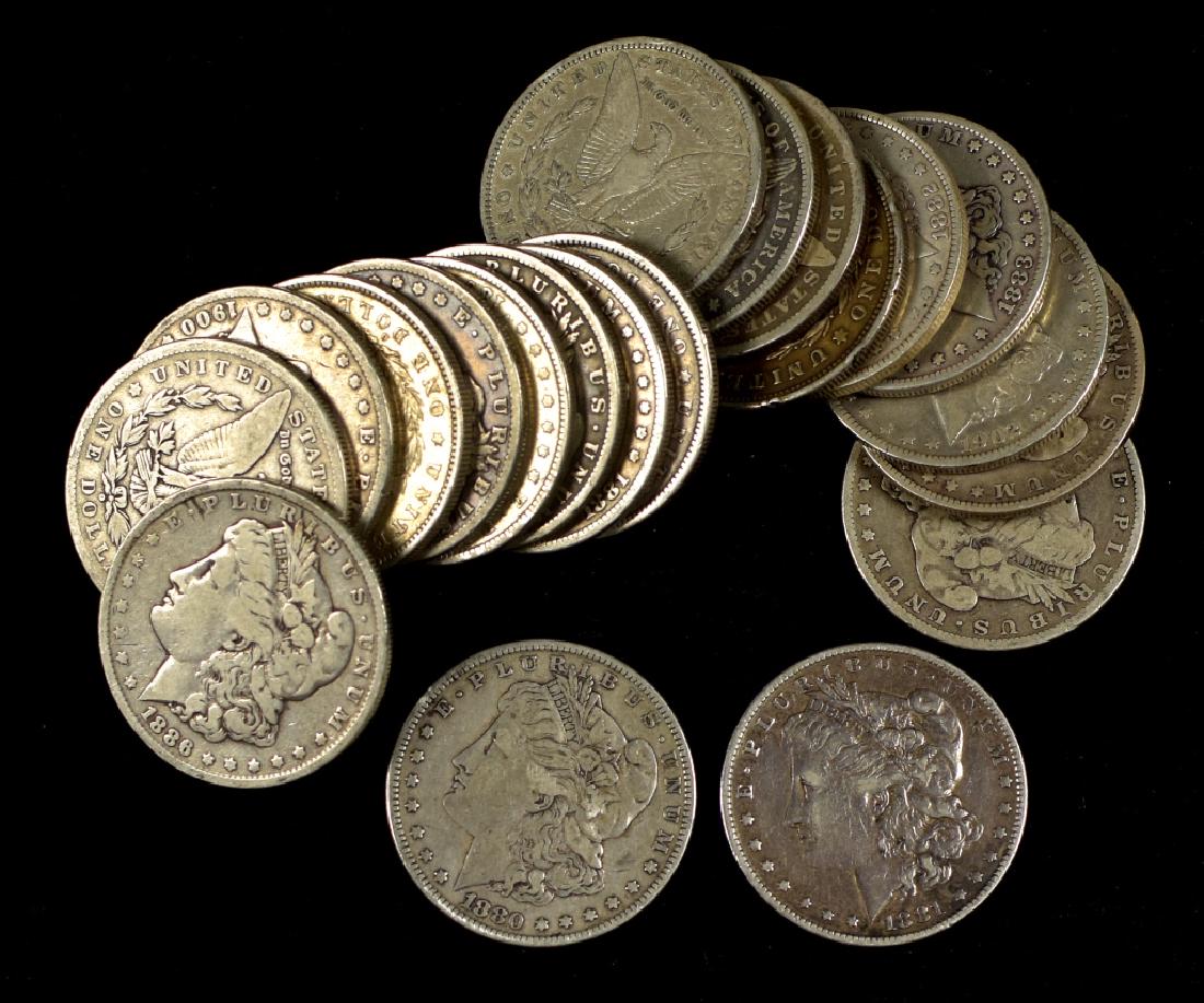 Roll of Morgan Dollars, All Circulated (1 of 3)