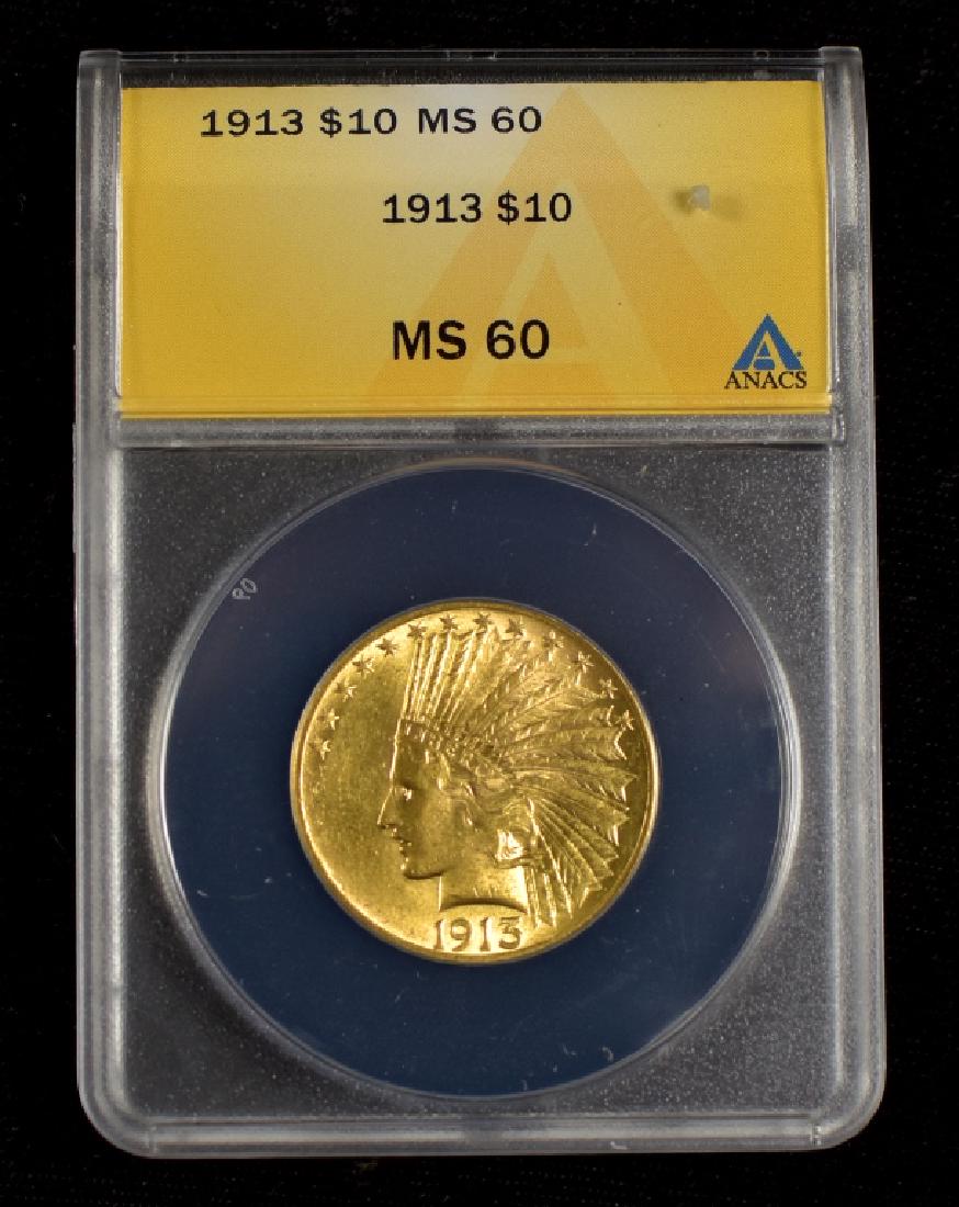 1913 Indian $10 Gold Coin (1 of 2)