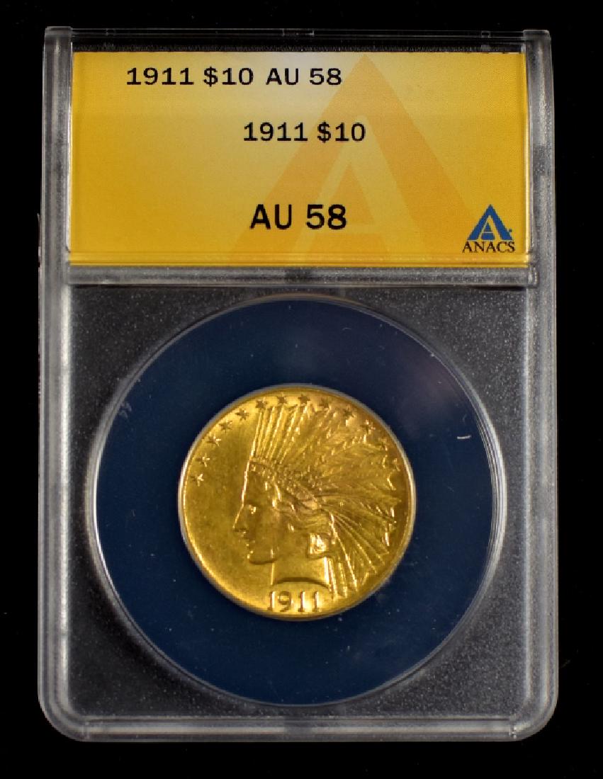 1911 Indian $10 Gold Coin (1 of 2)