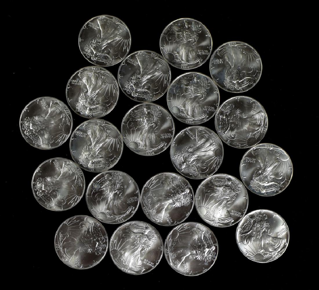 Roll of 1994 Silver Eagles (1 of 4)