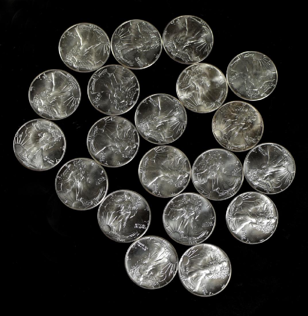 Roll of 1986 Silver Eagles- Uncirculated (1 of 4)