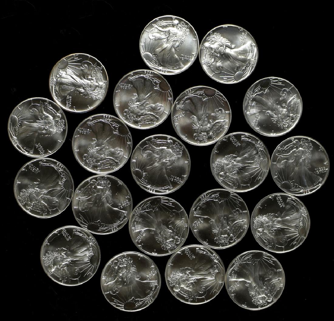 Roll of 1992 Silver Eagles- Uncirculated (1 of 4)