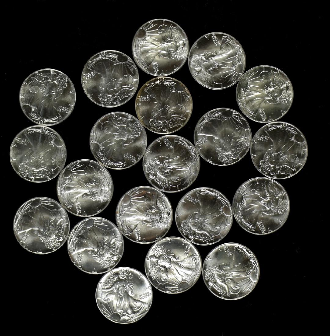 Roll of 1987 Silver Eagles- Uncirculated (1 of 4)