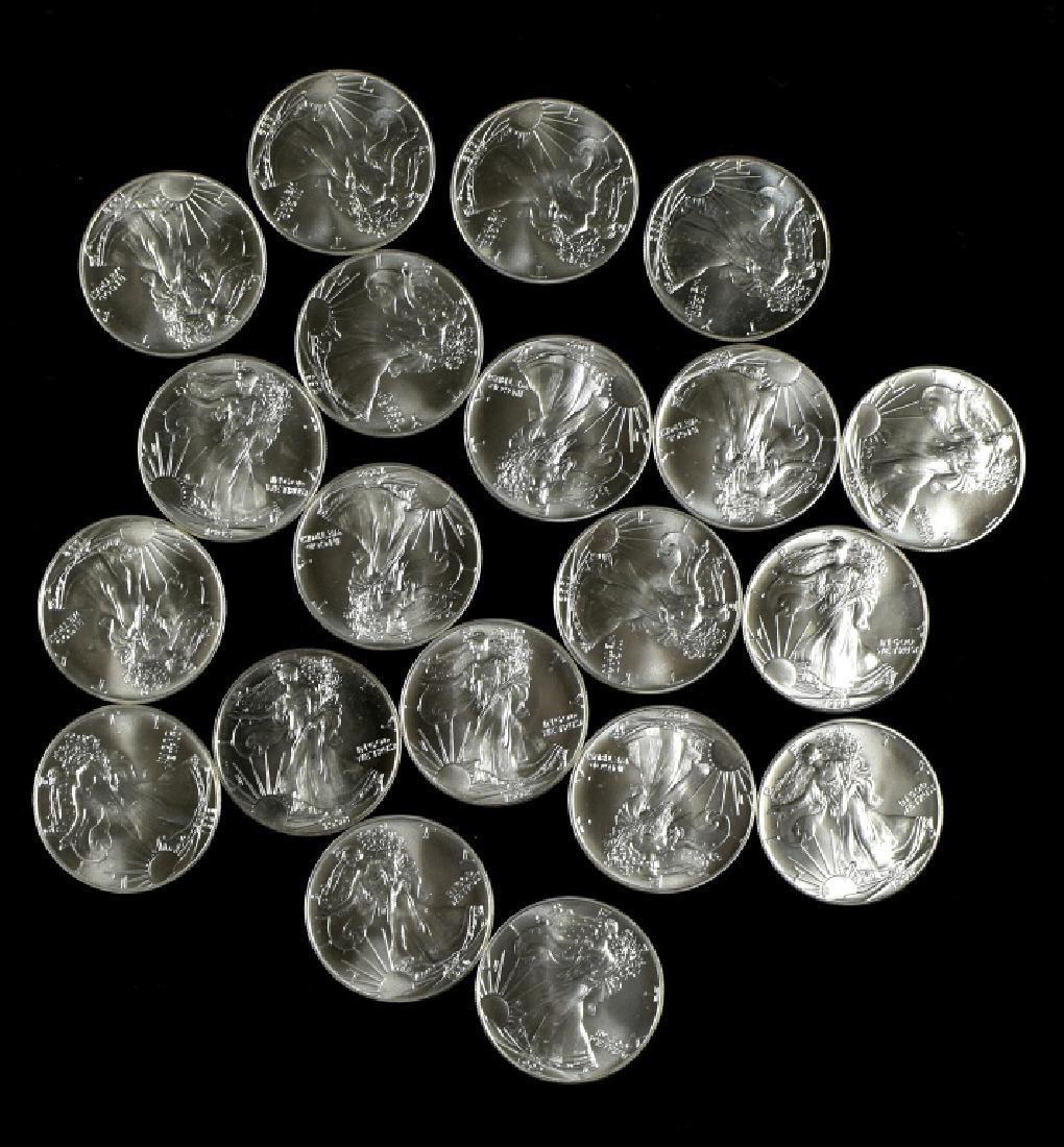Roll of 1992 Silver Eagles- Uncirculated (1 of 4)