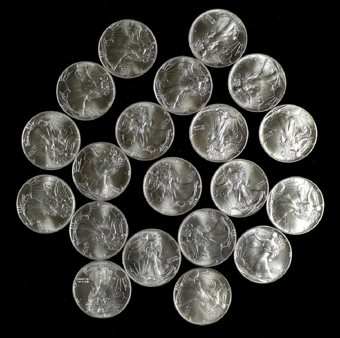 Roll of 1992 Silver Eagles- Uncirculated (1 of 4)
