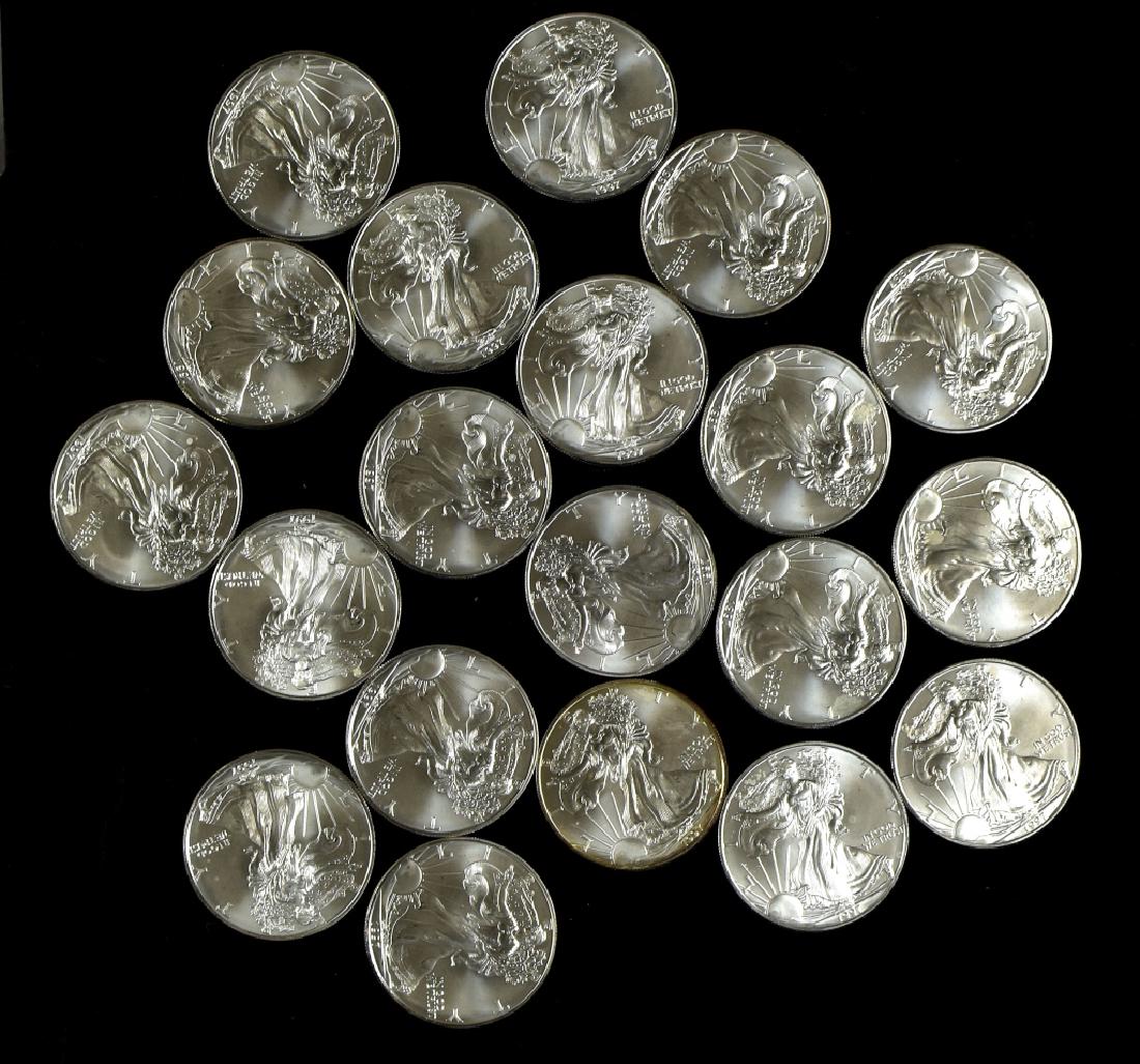 Roll of 1997 Silver Eagles- Uncirculated (1 of 4)