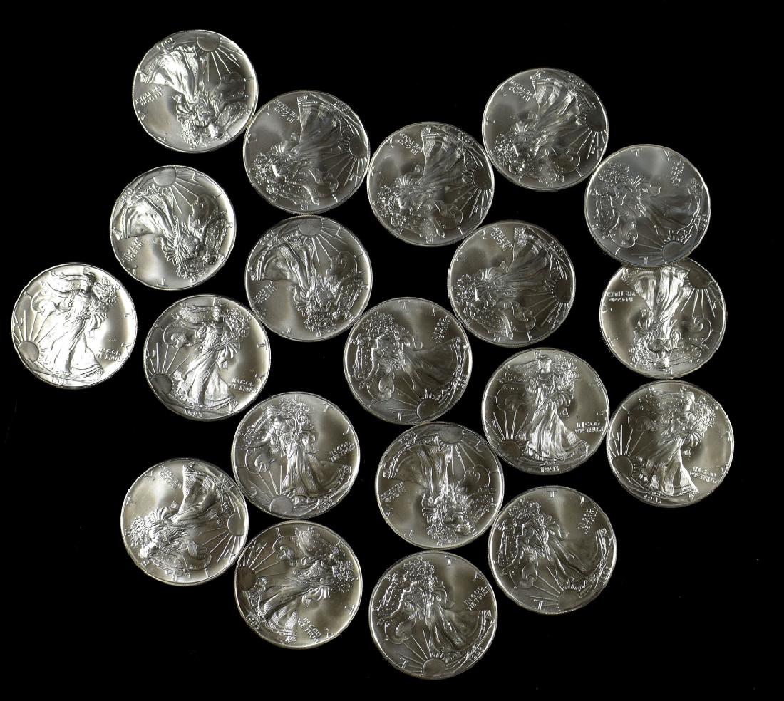 Roll of 1993 Silver Eagles- Uncirculated (1 of 4)