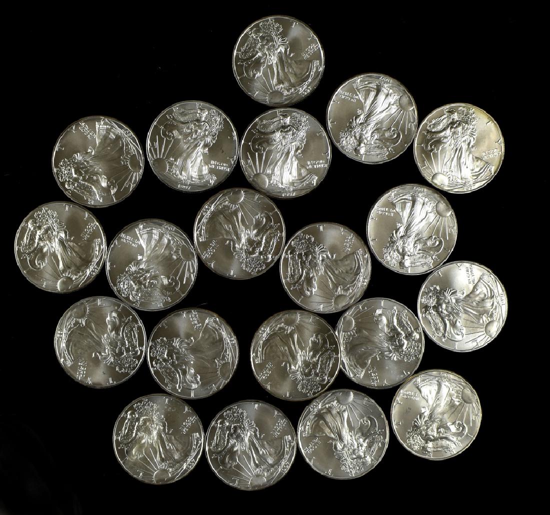 Roll of 1997 Silver Eagles- Uncirculated (1 of 4)