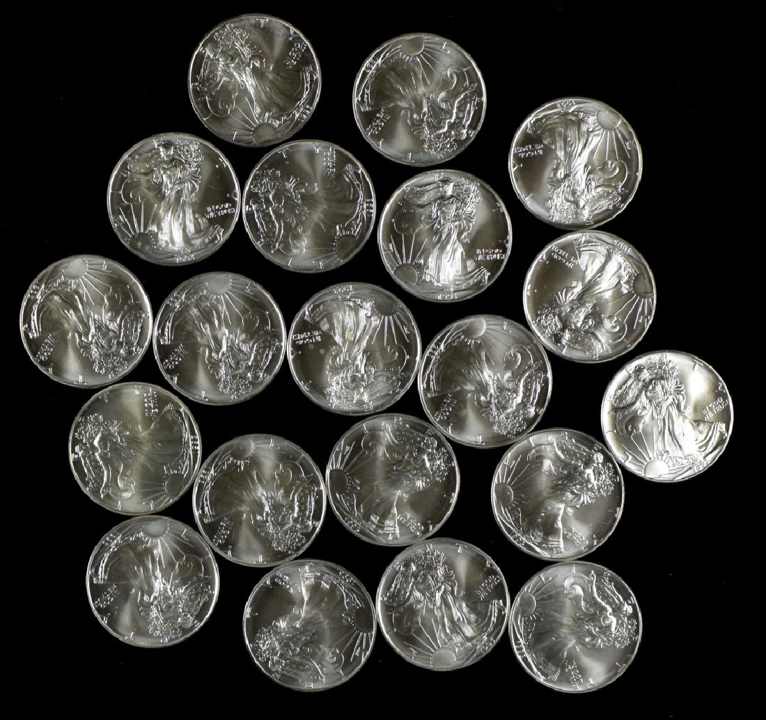 Roll of 1993 Silver Eagles- Uncirculated (1 of 4)