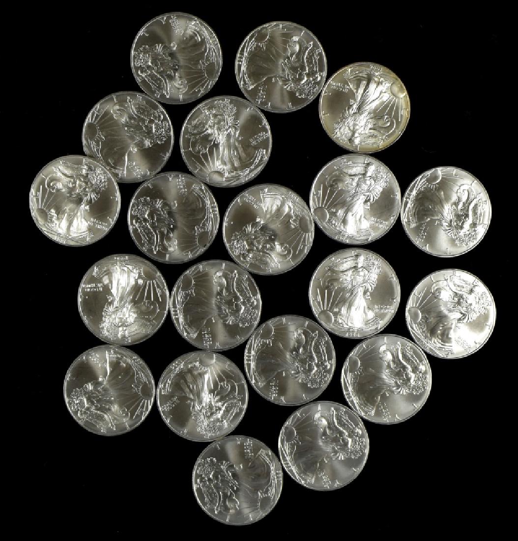 Roll of 1996 Silver Eagles (1 of 4)