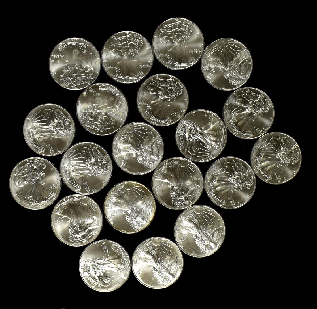 Roll of 1996 Silver Eagles (1 of 4)