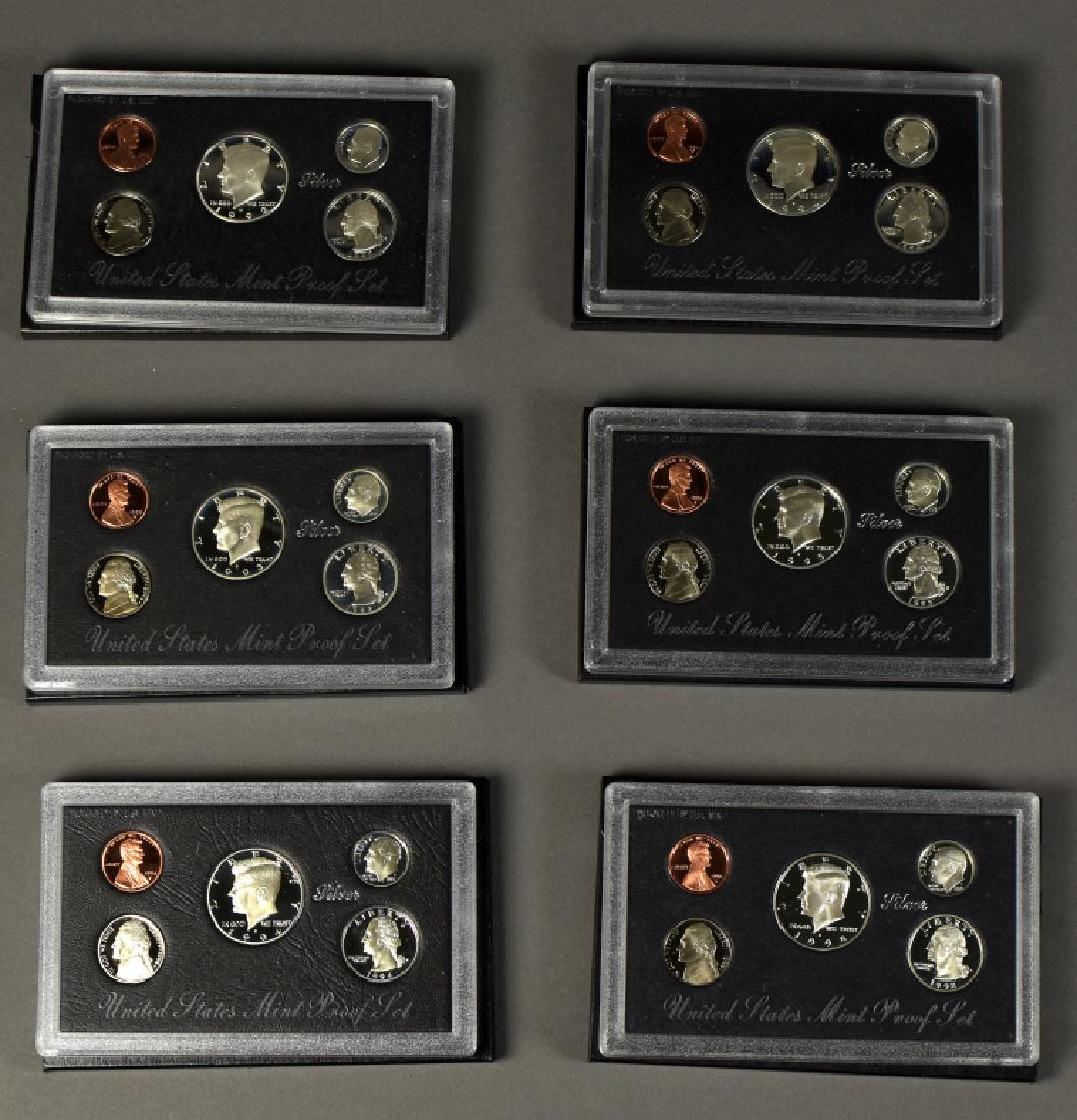 Six Silver Proof Sets in Mint Boxes (1 of 4)
