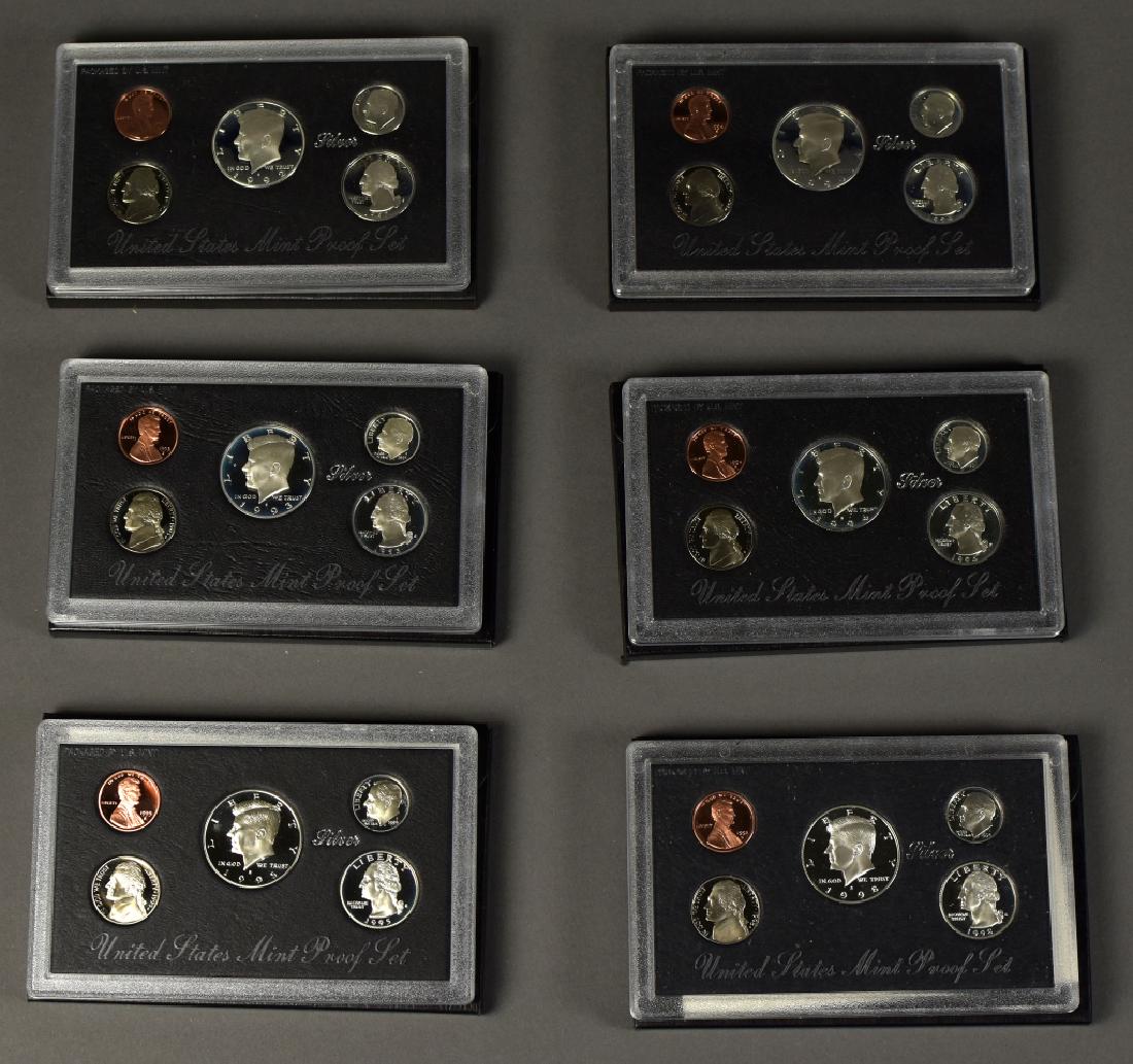 Six Silver Proof Sets in Mint Boxes (1 of 4)